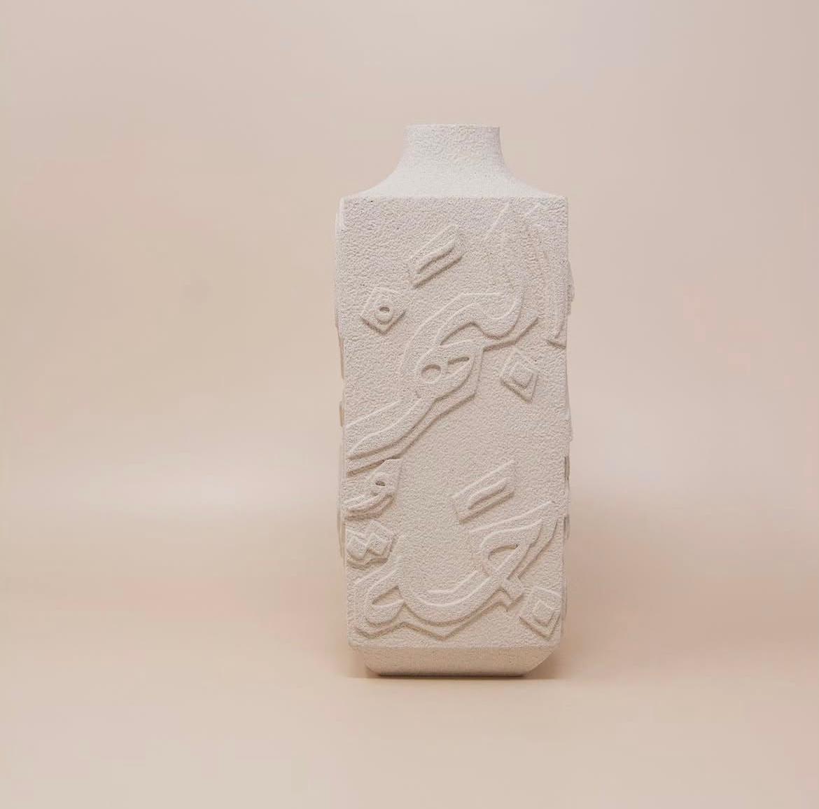 Handgefertigte Calligraphy Vase