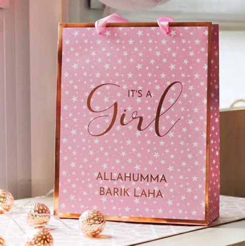 Baby Girl Geschenktasche