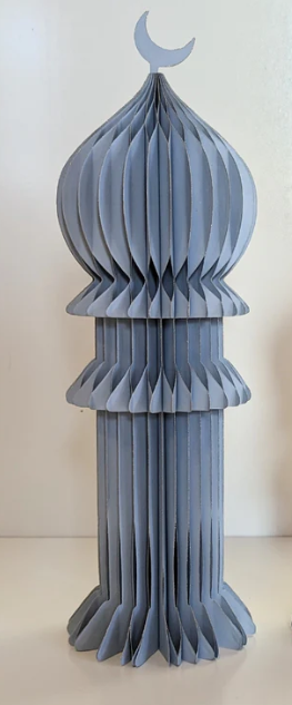 Himmelblaue Minarett