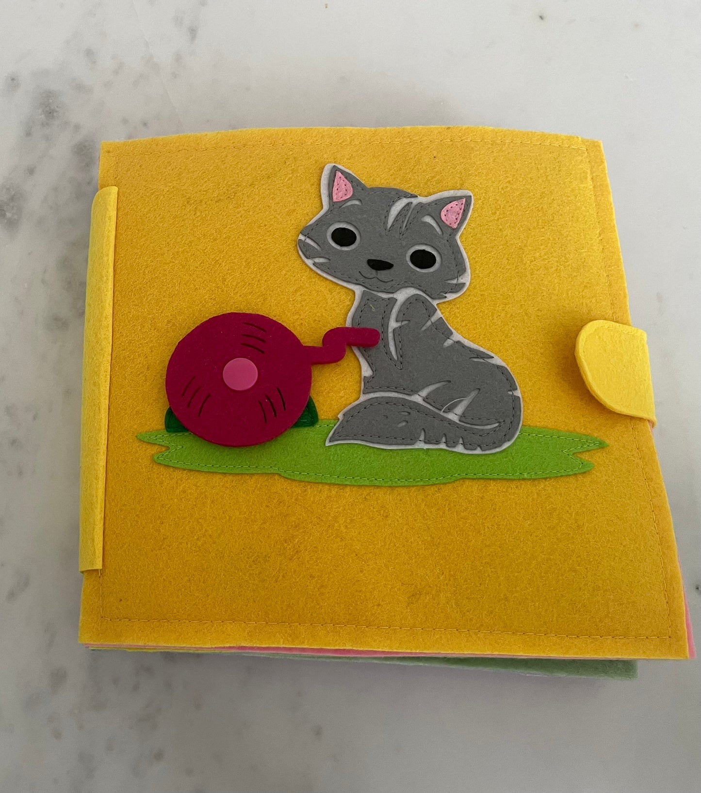 Quietbuch "Katze" inkl. Wunschname