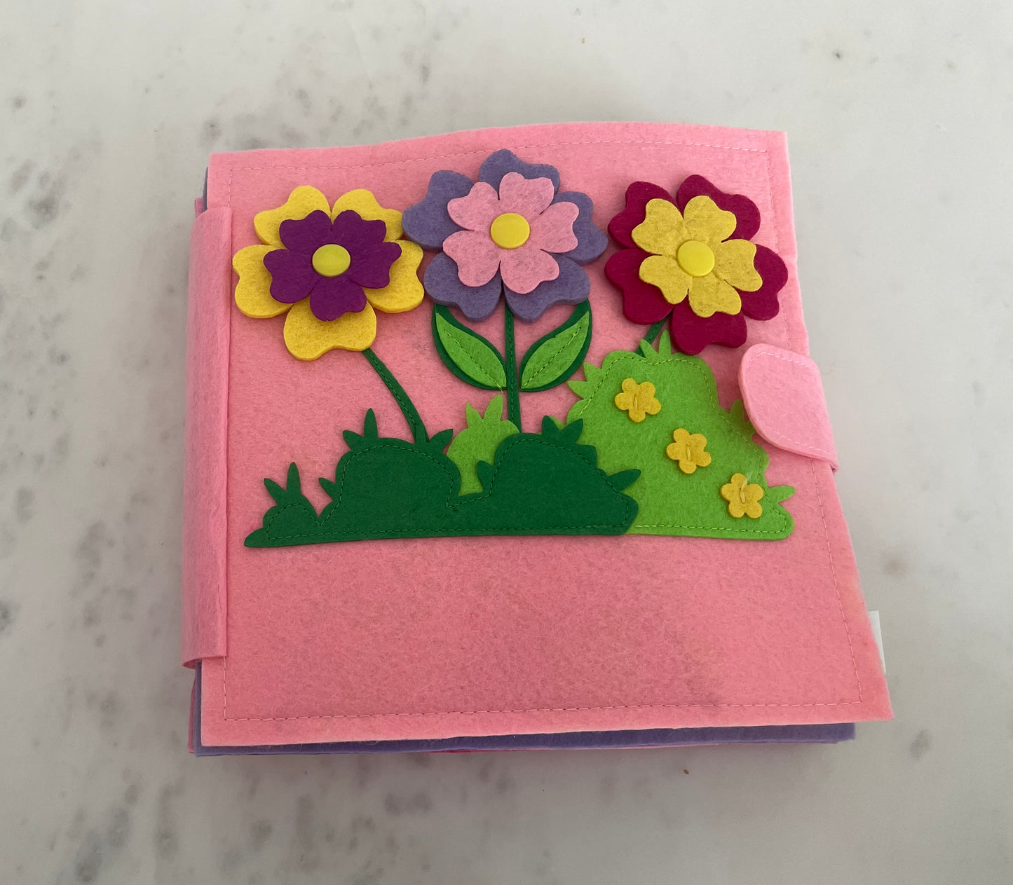 Quietbuch "Blumen" inkl. Wunschname