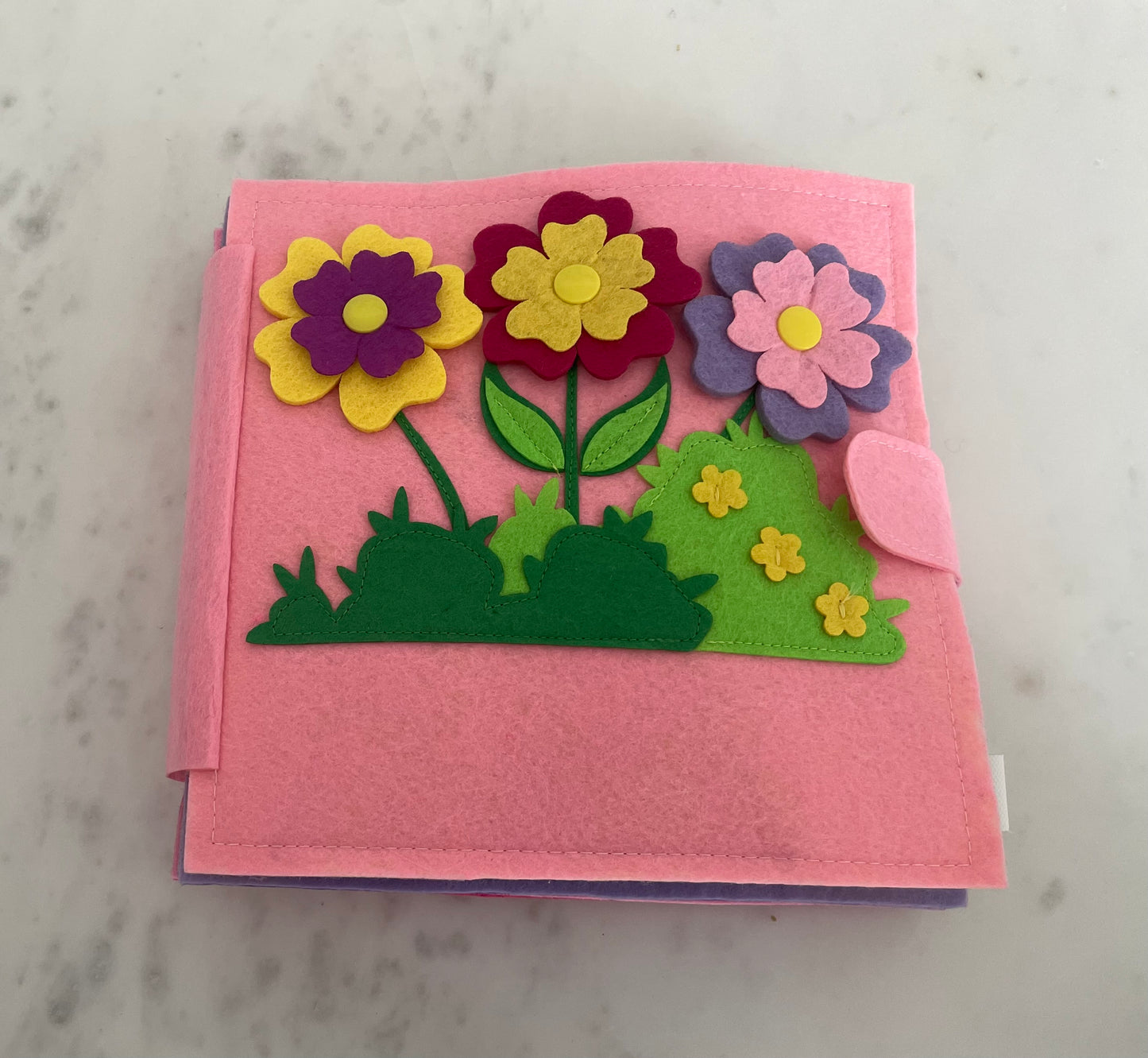 Quietbuch "Blumen" inkl. Wunschname