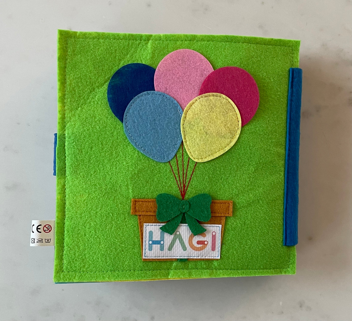 Quietbuch "gelbes Auto" inkl. Wunschname