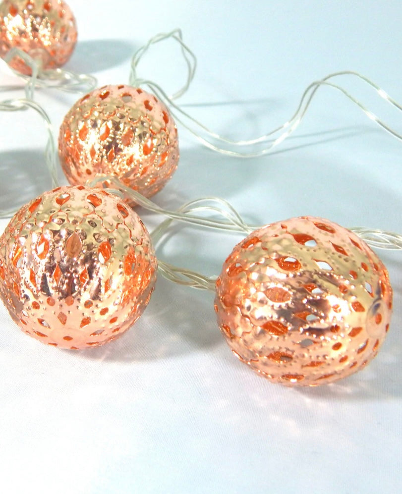 Lichterkette Rosé
