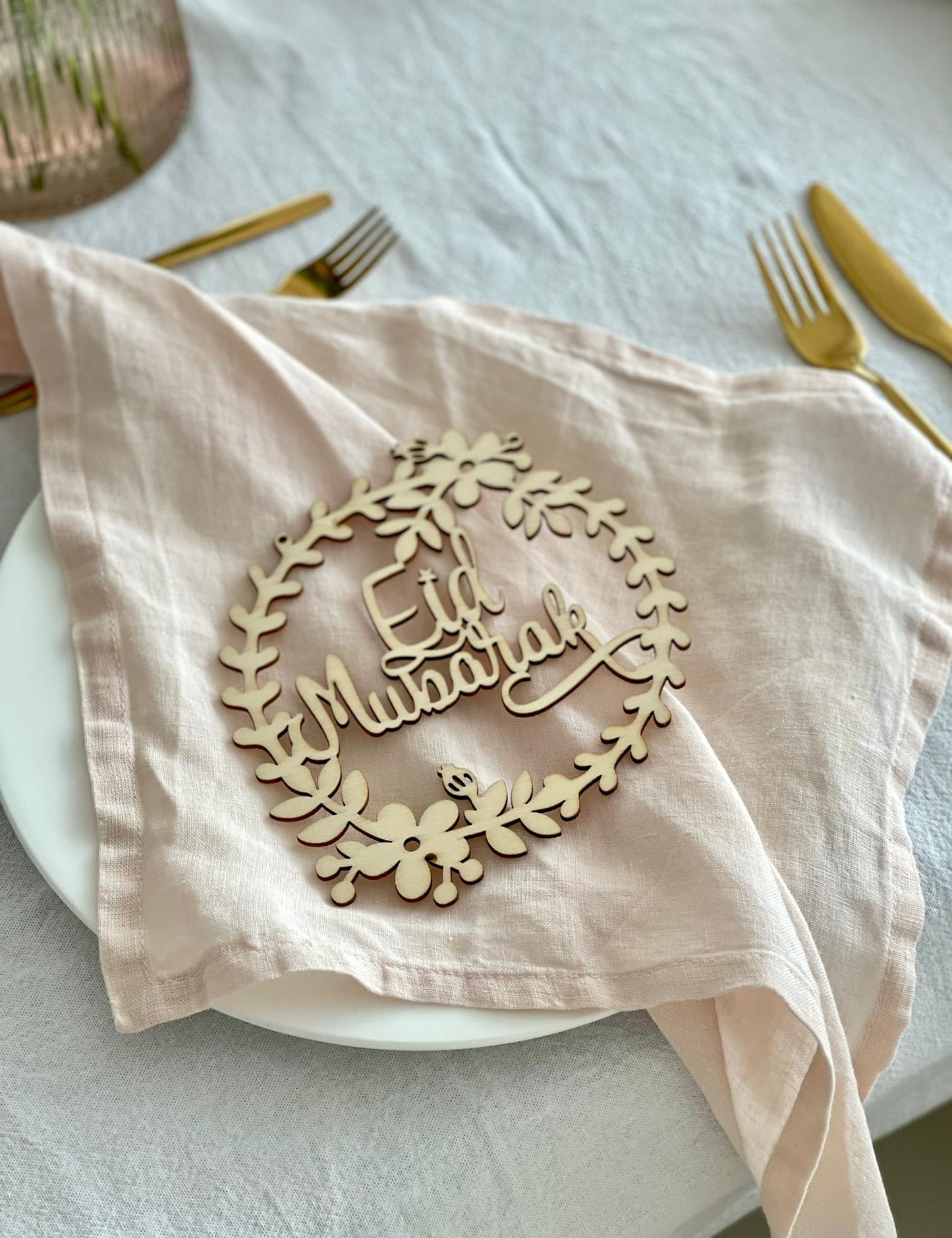 Eid Mubarak Schild 5er Packung