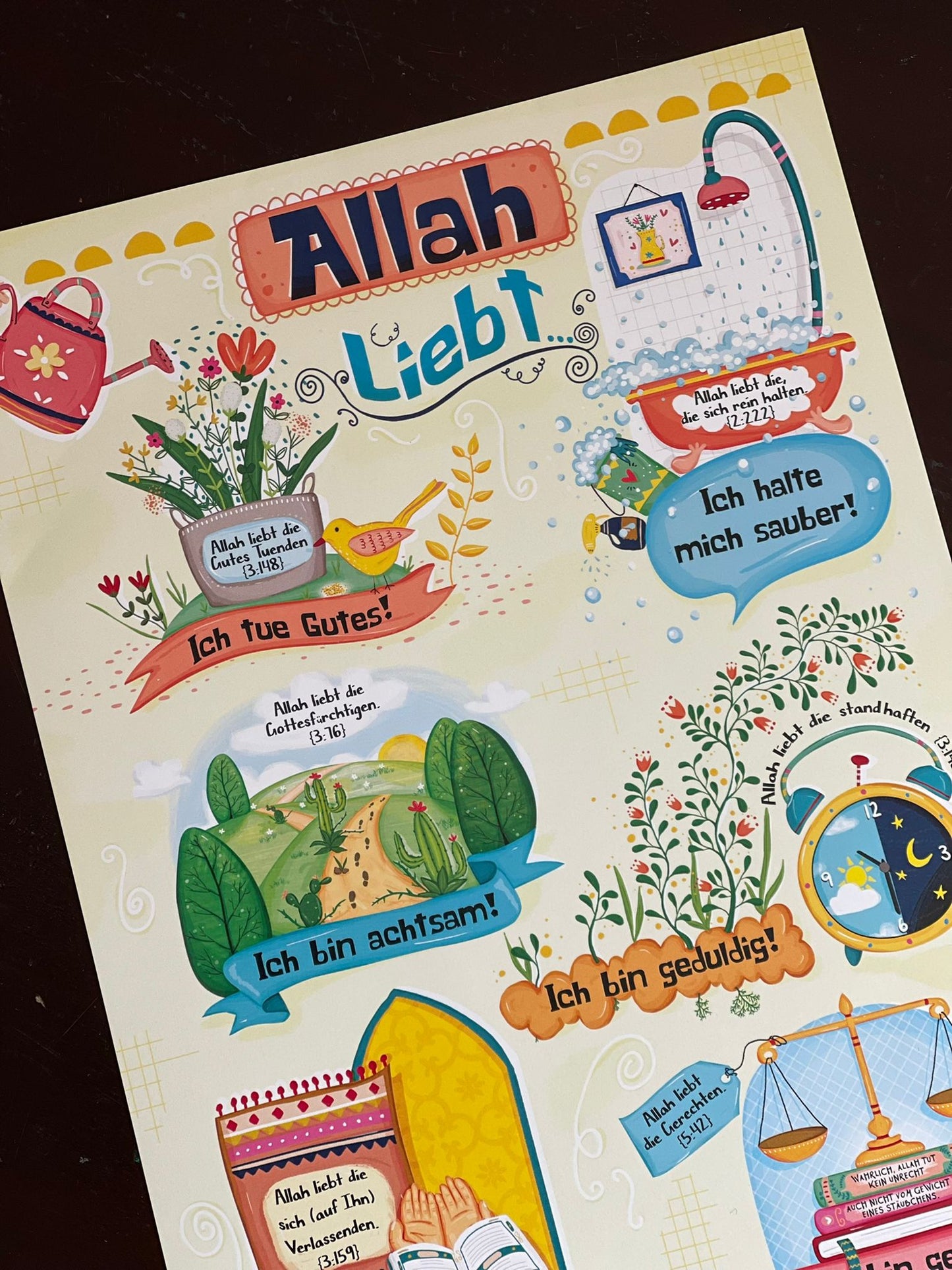 Poster “Allah liebt …”