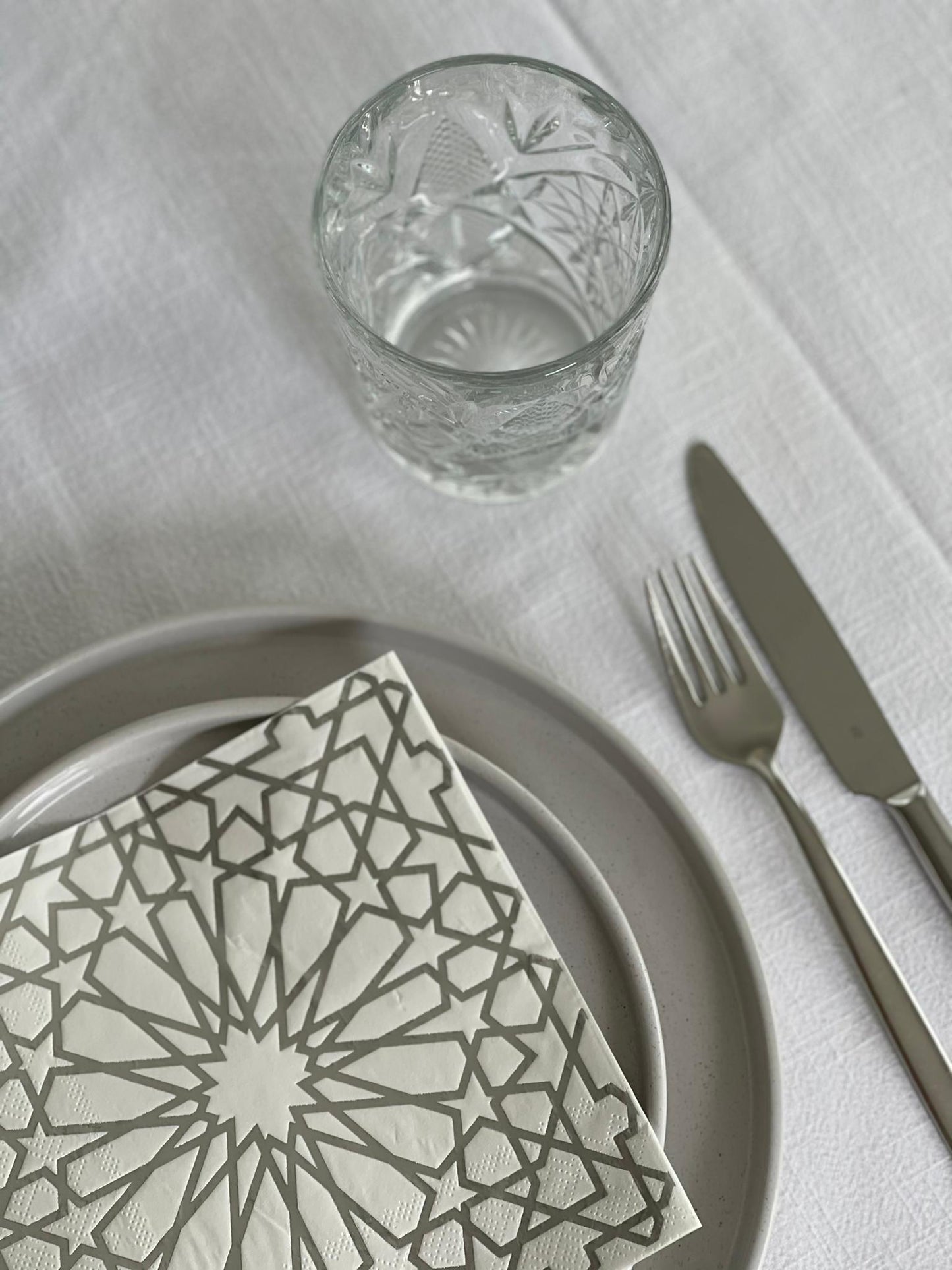 Orientalische Silber Servietten