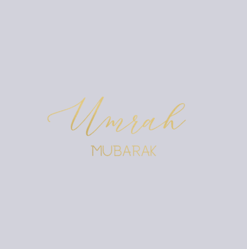 Umrah Mubarak Grusskarte