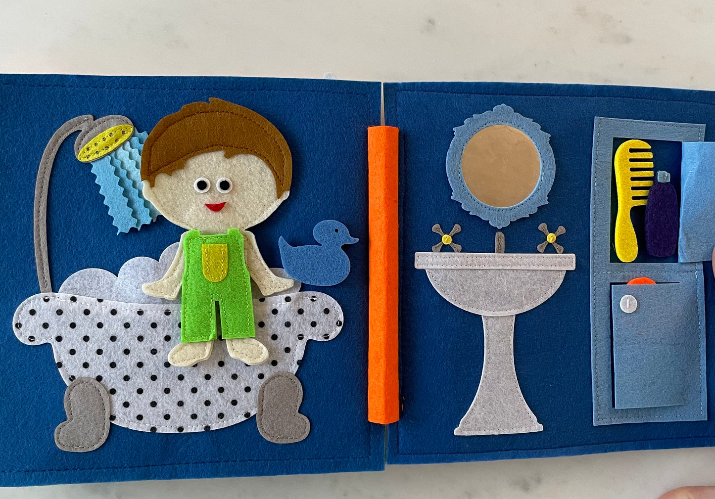 Quietbuch "grünes Auto" inkl. Wunschname