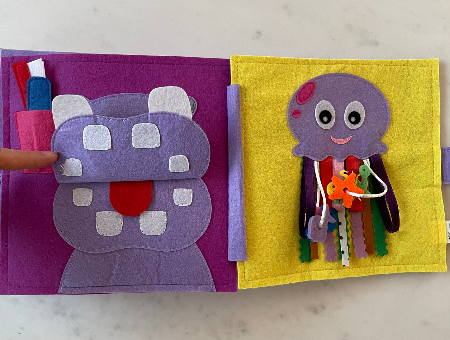 Quietbuch "Schmetterling" inkl. Wunschname