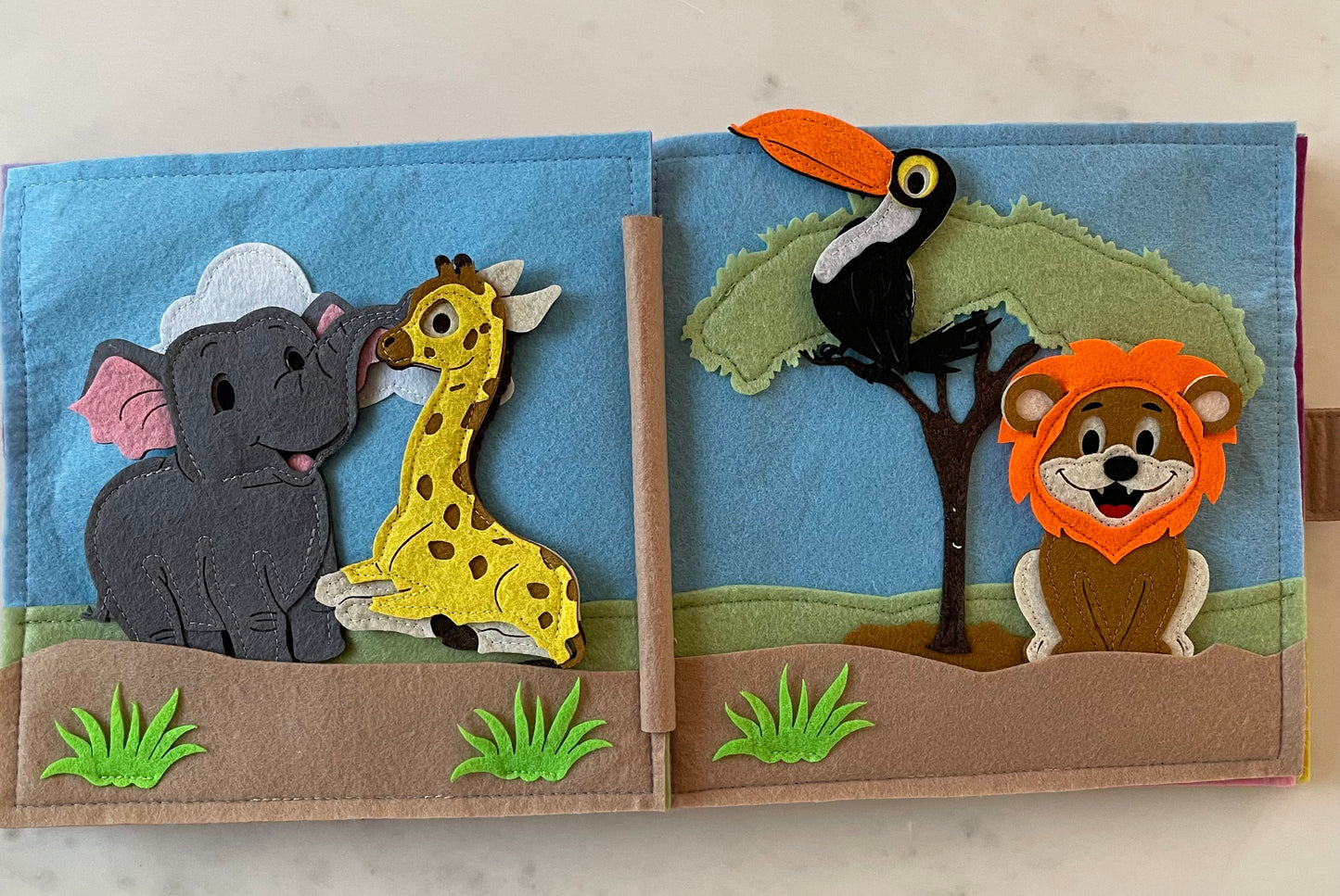 Quietbuch "Weltkarte" inkl. Wunschname