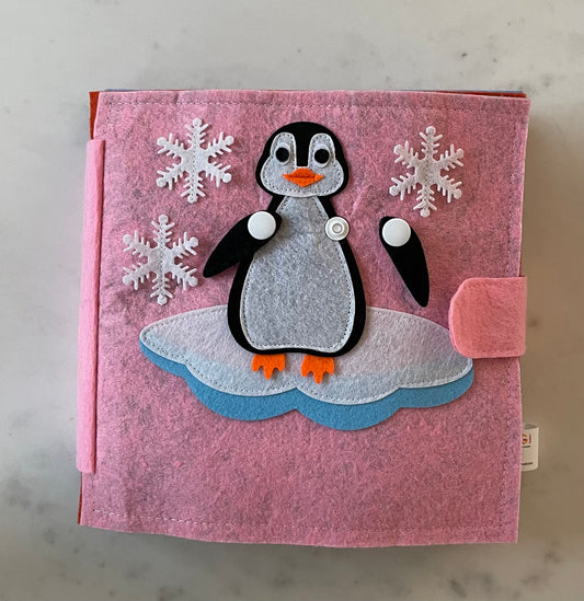 Quietbuch "Pinguin" inkl. Wunschname