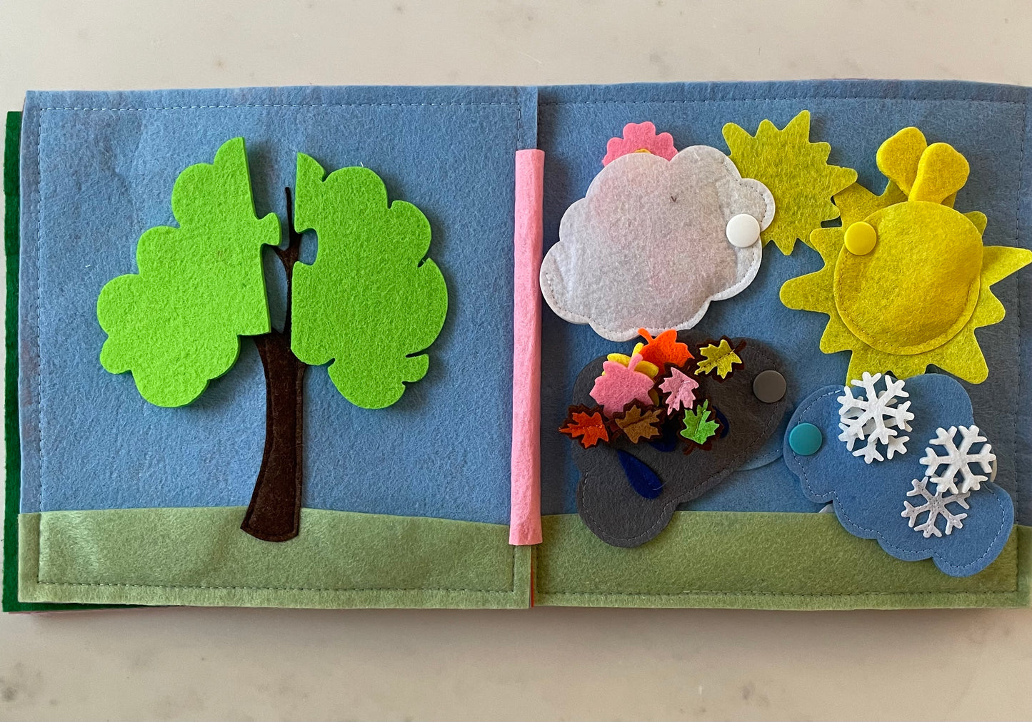 Quietbuch "Pinguin" inkl. Wunschname