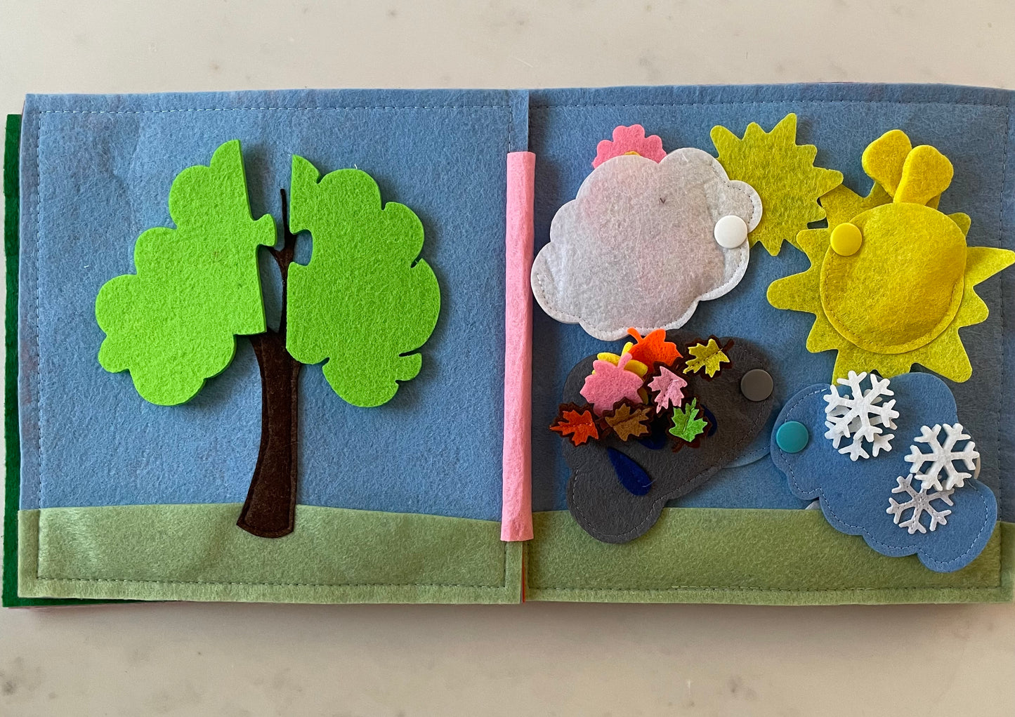 Quietbuch "Pinguin" inkl. Wunschname