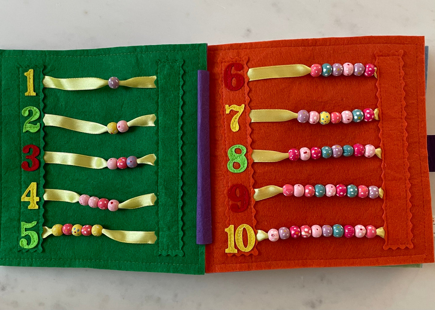 Quietbuch "Sonnenblume" inkl. Wunschname