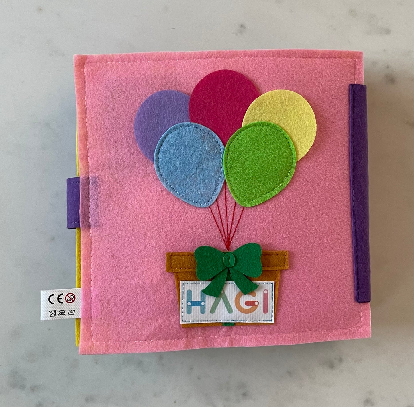 Quietbuch "Sonnenblume" inkl. Wunschname