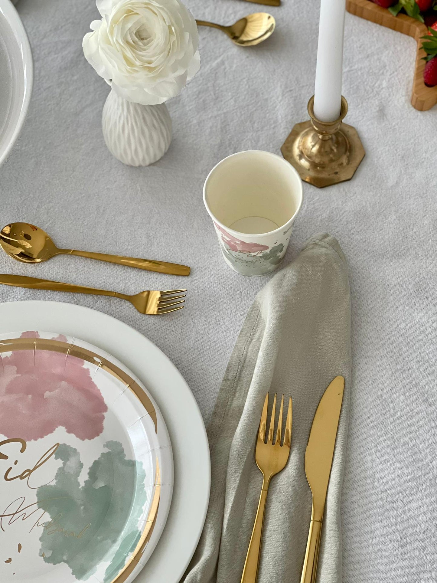 Eid Mubarak Pastell Becher