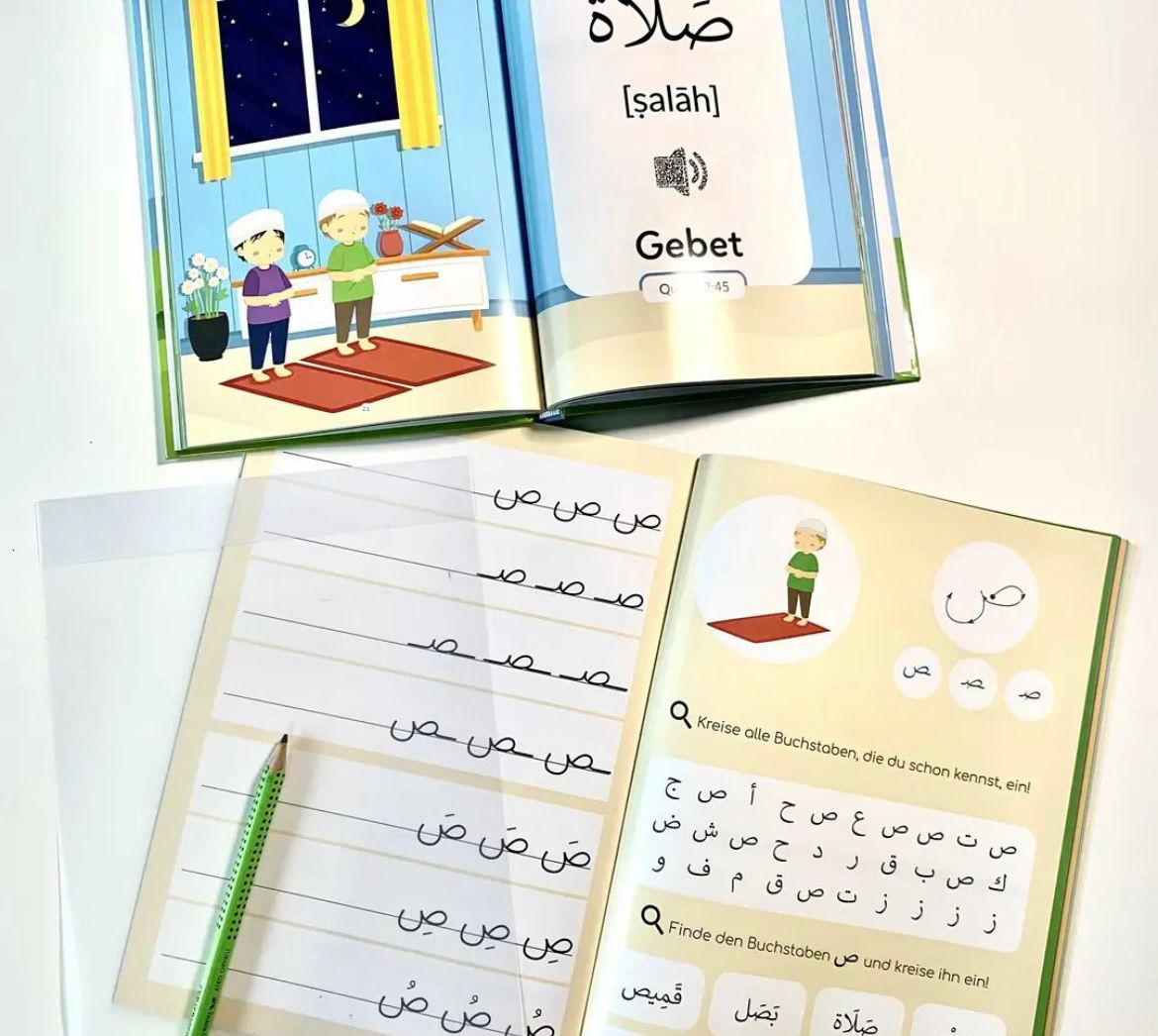 Ich lerne das arabische Alphabet – Arbeitsbuch inkl. Übungsfolie